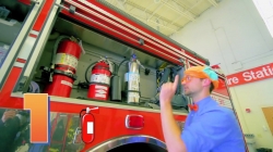 تجربه ماشین های آتش نشانی با بلیپی